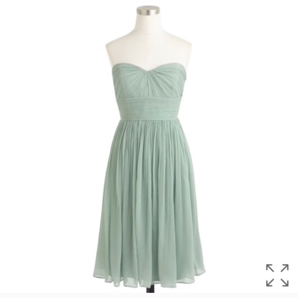NWT J. Crew Dusty Shale Kylie Dress size 2